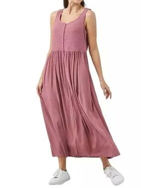 Frye Mauve Midi Dress Size L